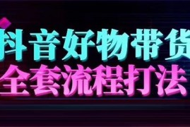 陈奶爸《抖音好物带货实操课程》