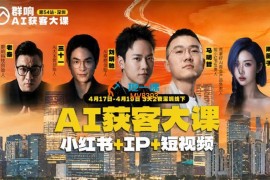 刘思毅《AI获客大课小红书+IP+短视频》