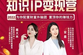 众筹：安盈·知识IP变现营