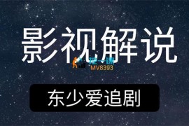 东少爱追剧《影视解说混剪搬运课程》