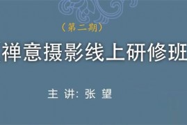 张望《禅意摄影线上研修班第二期》