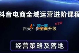 千千《抖音电商全域运营进阶》