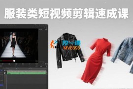 大墨《服装类短视频剪辑实战速成课》