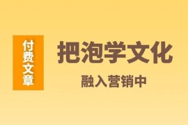 王皇彬《把泡学文化融入营销中》