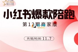 贾真108将《小红书商家训练营12期》