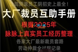 大厂裁员互助手册