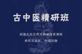 众筹：胡逸玄·古中医精研班