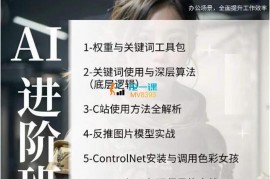 众筹：Al(stable difusion ControlNet)绘画进阶课程