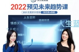 李欣频《2022预见未来趋势课》