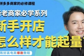 满速电商《多多运营玩法实操》