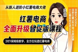 日日《小红书电商进阶督促版课程》