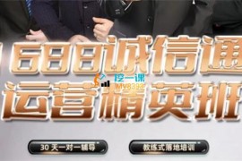 营设电商《1688诚信通运营精英班》