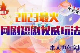 小果视界《2023年微短剧风口项目》