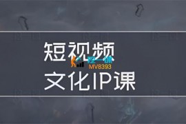 钟蜀蜀《短视频文化IP课》