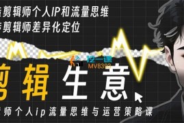 小钱《剪辑师个人ip流量思维》