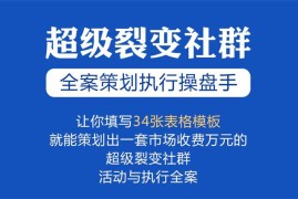 众筹：李才文·超级裂变社群