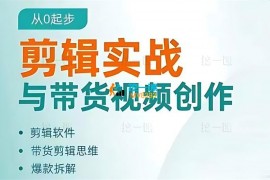 小K《剪辑实战与带货视频创作》