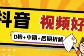 燃烧好物《抖音视频好物分享实操课》