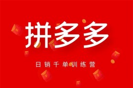 白凤电商学院《拼多多日销千单训练营》