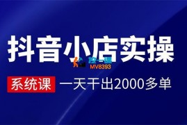 阿星《抖店实操系列学习课程》