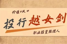 众筹：实战投资课—投行越女剑