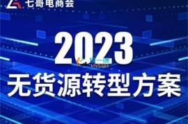 七哥《2023年无货源转型方案》