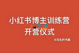 花生的书桌《小红书训练营13期》