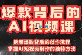 吴灵《爆款背后的AI视频课》