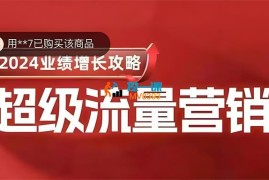 张琦《2024超级流量营销》