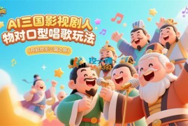 AI三国影视剧人物对口型唱歌玩法