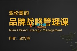 亚伦哥《品牌战略管理课》