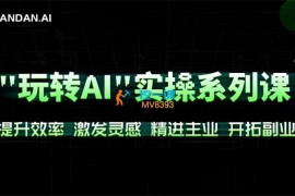 侯老师《玩转AI实操系列课》