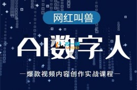 钱顶顶《AI数字人爆款视频内容创作实战课》