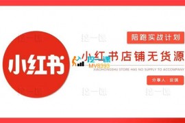 安琪《小红书店铺无货源陪跑实战计划》