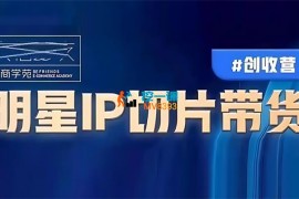 交个朋友《明星IP切片带货爆单营》