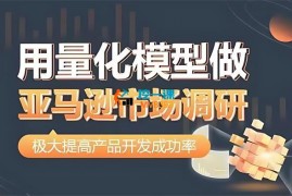 杨老师《用量化模型做亚马逊市场调研》