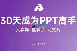 韦光洋《30天成为PPT高手》