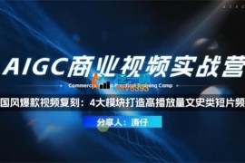 涛仔《国风爆款视频复刻教程》