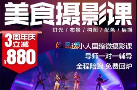 陈飞燕《电商美食摄影线上课》