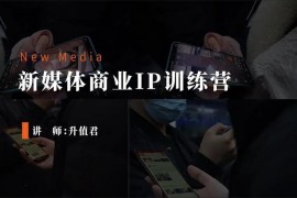 升值君《新媒体商业IP训练营3.0》