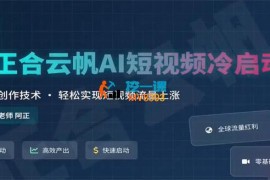 阿正《Ai短视频快速冷启动》