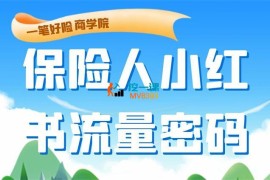 一笔好险商学院《保险人做小红书的流量密码》