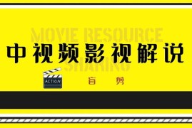 盲剪《中视频影视解说课程》