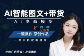 小瑾团队《AI图文带货项目课》