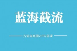 方韬电商圈《蓝海截流内部玩法》