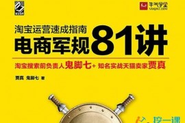 淘宝运营速成指南·81条军规