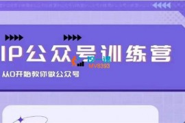 余小伞《IP公众号训练营》