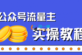 宏哥《公众号流量主实操教程》