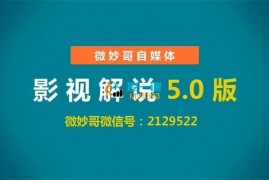 微妙哥《影视解说教程5.0》