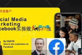 外贸E姐《Facebook实操做大外贸客户池》